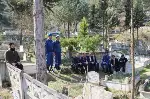 Kaymakam Dağlı Şehit Mezarlarını Ziyaret Etti.