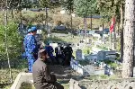 Kaymakam Dağlı Şehit Mezarlarını Ziyaret Etti.