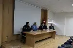 TARAKLI KAYMAKAMI OKAN DAĞLI MUHTAR ADAYLARIYLA TOPLANTI YAPTI