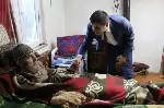 Kaymakam Okan Dağlı Yaşlı Çiftin evinde İftar Yaptı