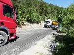 Aksu Madenler Mahallesi Yolu Asfaltlanıyor
