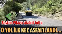 Aksu Madenler Mahallesi Yolu Asfaltlanıyor