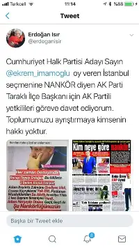 AK PARTİLİ BAŞKANDAN TEPKİ ÇEKEN PAYLAŞIM