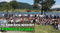 TARAKLI’DA YAZ KUR’AN KURSUNA KATILANLAR KARAGÖLDE PİKNİK YAPTILAR