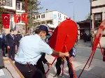 TARAKLI’DA 29 EKİM CUMHURİYET BAYRAMI ÇELENK SUNMA TÖRENİ: