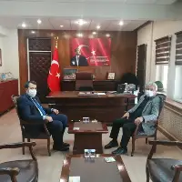 AFAD Müdüründen Kaymakam Özgür Kaya'ya Ziyaret