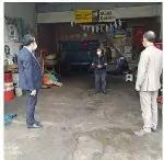 Kaymakam Kaya Sanayi Çarşısı esnafını ziyaret etti.