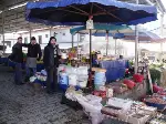 Koronavirüs nedeniyle Taraklı Halk Pazarı oldukça durgundu
