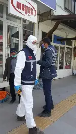 Polis kapı kapı dolaşıp ateş ölçtü