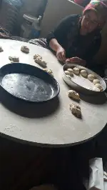 Sahur yemeğinin Vazgeçilmez yemeği “Yufka” Hazırlığı