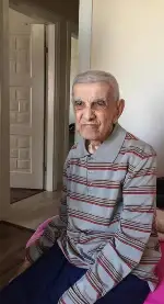 106 yaşındaki Muzaffer Gezer ve 93 yaşındaki Emine Gezer'den Bayram Mesajı
