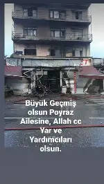 Poyraz Ailesi’ne Geçmiş Olsun…