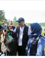 Vali Çetin Oktay Kaldırım, ilk görev gününde Tarakl'yı ziyaret etti.
