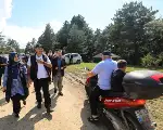 Vali Çetin Oktay Kaldırım, ilk görev gününde Tarakl'yı ziyaret etti.