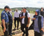 Vali Çetin Oktay Kaldırım, ilk görev gününde Tarakl'yı ziyaret etti.