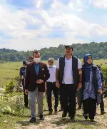 Vali Çetin Oktay Kaldırım, ilk görev gününde Tarakl'yı ziyaret etti.