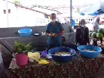 Pazarda Günlük Soyulmuş Enginar