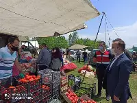 Kaymakam Abdullah Arslantürk Karagöl'de Pazar Esnafını Ziyaret Etti