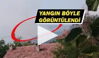Yangın Çevre Mahallelerden Görüntülendi