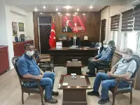 KIZILAYCILARDAN KAYMAKAM ÖZGÜR KAYA’YA ZİYARET
