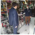 Çarşıyı Gezdi Esnafın yeni yılını Kutladı