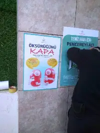 Tüberkiloz ile İlgili Afişler Asıldı