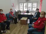 KAYMAKAM KAYA’DAN KIZILAY TARAKLI TEMSLİCİLİĞİNE ZİYARET