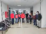 Kızılay görevlilere ikramlarda bulundu
