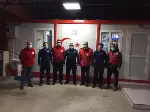 Kızılay görevlilere ikramlarda bulundu