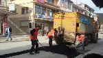 TARAKLI’DA ANKARA CADDESİ’N DE ASFALT YAMA ÇALIŞMASI