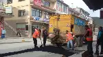 TARAKLI’DA ANKARA CADDESİ’N DE ASFALT YAMA ÇALIŞMASI