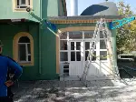 Alballar Mahallesi camiine sundurma yapıldı