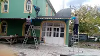Alballar Mahallesi camiine sundurma yapıldı