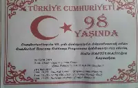 Türkiye Cumhuriyeti 98 yaşında