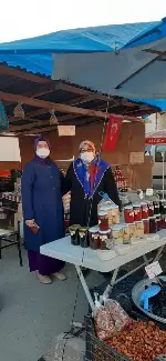 AK PARTİ İL KADIN KOLLARI’NDAN TARAKLI ZİYARETİ