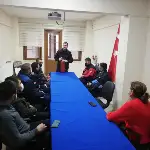 BÜYÜKŞEHİR İTFAİYEDEN TARAKLI BELEDİYE PERSONELİNE UYGULAMALI YANGIN EĞİTİMİ