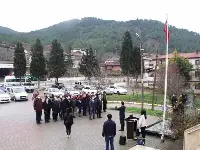 24 Kasım Öğretmenler Gününde Taraklı’da da Çelenk sunma töreni yapıldı