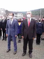 24 Kasım Öğretmenler Gününde Taraklı’da da Çelenk sunma töreni yapıldı