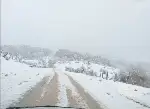 Karagöl yaylasında yoğun kar yağışı etkili oluyor