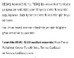 DİKKAT ! ELEKTRİK KESİNTİSİ VAR