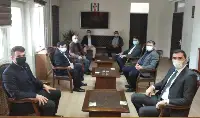 Başkan ve Belediye Meclis Üyelerinden Kaymakam'a Ziyaret