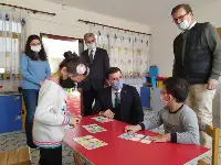 Kaymakam Küçük Yüzyüze Eğitime Başlayan okulları ziyaret etti