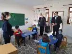 Kaymakam Küçük Yüzyüze Eğitime Başlayan okulları ziyaret etti