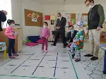 Kaymakam Küçük Yüzyüze Eğitime Başlayan okulları ziyaret etti