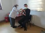 Kaymakam Küçük Aşı oldu