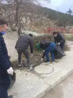 Duyarlı Vatandaşlar Sabah namazı sonrası Çöp topladılar