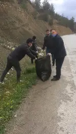 Duyarlı Vatandaşlar Sabah namazı sonrası Çöp topladılar