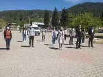 19 Mayıs Çelenk Sunumu Yapıldı