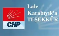 CHP Taraklı’dan Lale Karabıyık’a Teşekkür