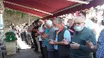 MUZAFFER GEZER DUALARLA SON YOLCULUĞUNA UĞURLANDI.